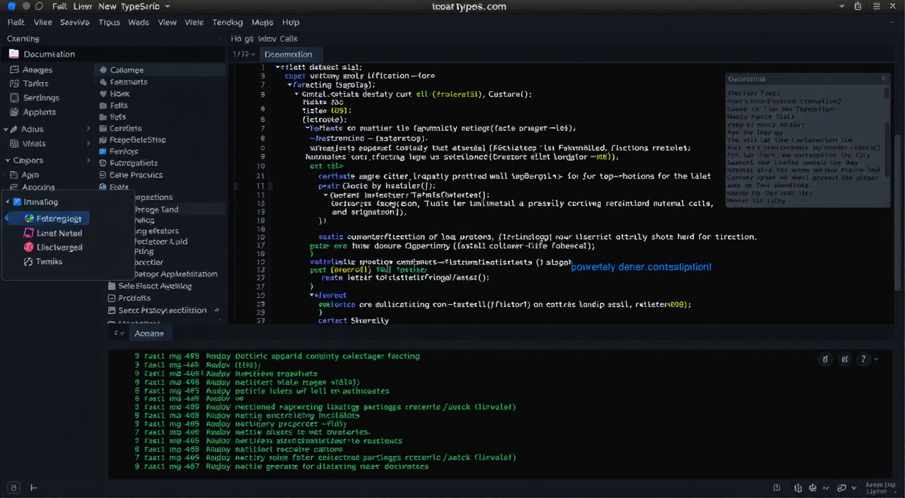 A captured code editor, the simulated SuperScreencast composition sample